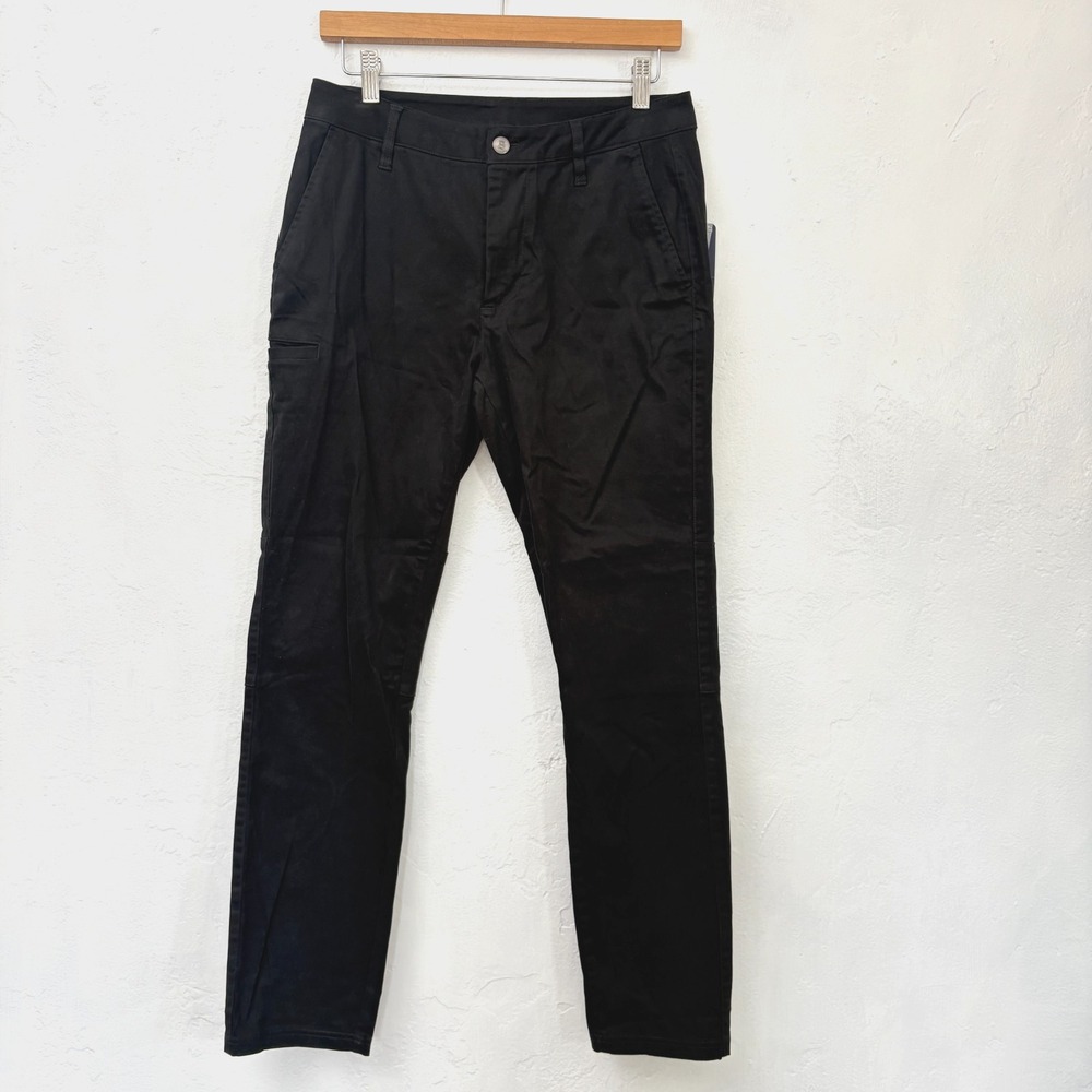 BYLT Stretch Chino Pants Men Size 31 x 29 Black New